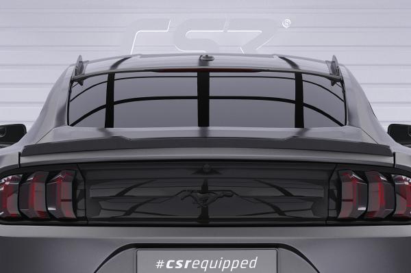 CSR Heckspoiler | Heckflügel mit ABE für Ford Mustang VI Coupe HF265-G Glossy schwarz Hochglanz (keine Lackierung erforderlich)