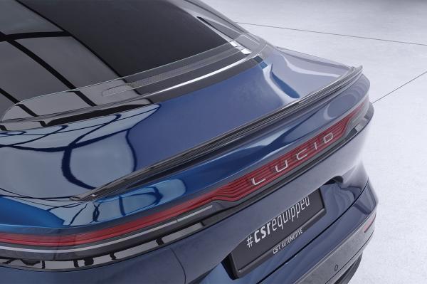 CSR Heckspoiler | Heckflügel mit ABE für Lucid Air Pure, Touring und Grand Touring HF270-C Carbon Look Hochglanz (keine Lackierung erforderlich)