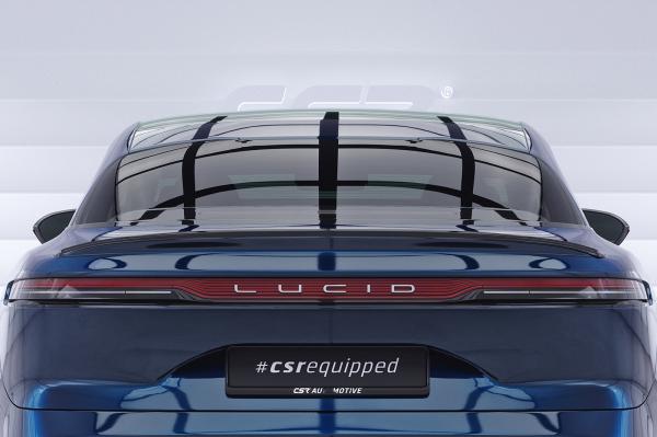 CSR Heckspoiler | Heckflügel mit ABE für Lucid Air Pure, Touring und Grand Touring HF270-C Carbon Look Hochglanz (keine Lackierung erforderlich)