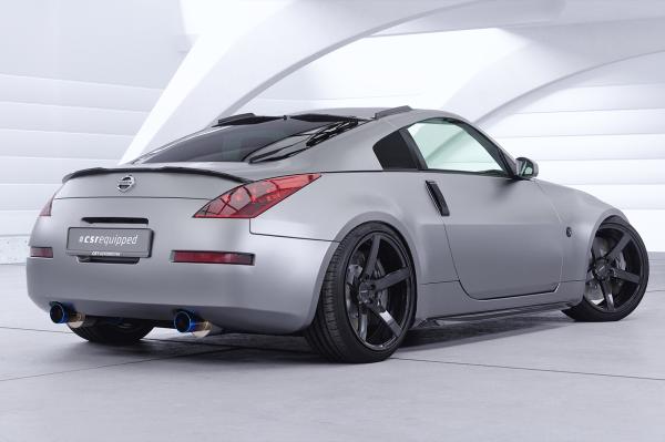 CSR Heckspoiler | Heckflügel mit ABE für Nissan 350Z (Z33) Coupe HF272-C Carbon Look Hochglanz (keine Lackierung erforderlich)