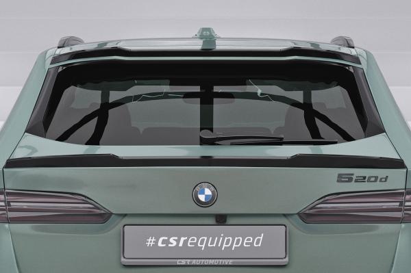CSR Heckspoiler | Heckflügel mit ABE für BMW 5er G61 Touring HF278-G Glossy schwarz Hochglanz (keine Lackierung erforderlich)
