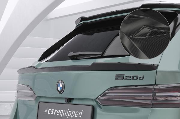 CSR Heckspoiler | Heckflügel mit ABE für BMW 5er G61 Touring HF278-C Carbon Look Hochglanz (keine Lackierung erforderlich)