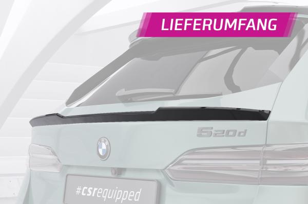 CSR Heckspoiler | Heckflügel mit ABE für BMW 5er G61 Touring HF278-G Glossy schwarz Hochglanz (keine Lackierung erforderlich)