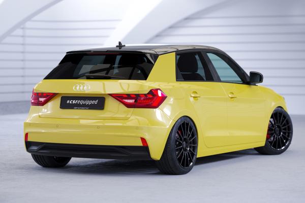 CSR Heckspoiler | Heckflügel mit ABE für Audi A1 GB HF569-G Glossy schwarz Hochglanz (keine Lackierung erforderlich)