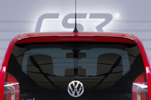 CSR Heckspoiler | Heckflügel mit ABE für VW up!/ Seat Mii/ Skoda Citigo HF578-C Carbon Look Hochglanz (keine Lackierung erforderlich)