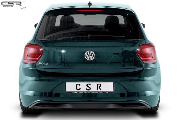 CSR Heckspoiler | Heckflügel mit ABE für VW Polo VI 2G (Typ AW) HF581-G Glossy schwarz Hochglanz (keine Lackierung erforderlich)