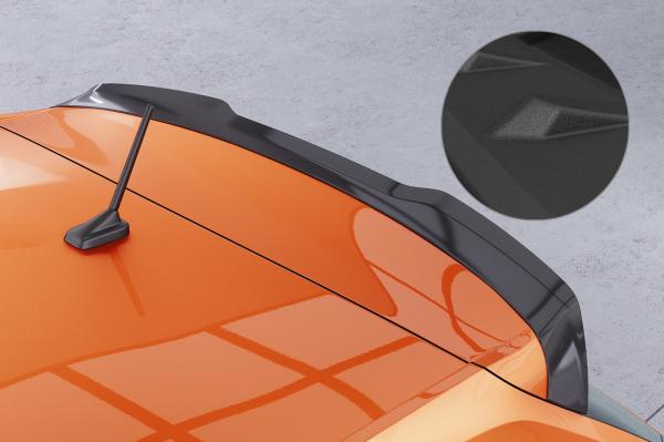 CSR Heckspoiler | Heckflügel mit ABE für VW Polo VI 2G (AW) GTI/R-Line HF582-S strukturiert schwarz matt (keine Lackierung erforderlich)