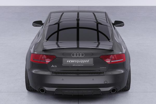 CSR Heckspoiler | Heckflügel mit ABE für Audi A5 8T Coupé HF592-G Glossy schwarz Hochglanz (keine Lackierung erforderlich)