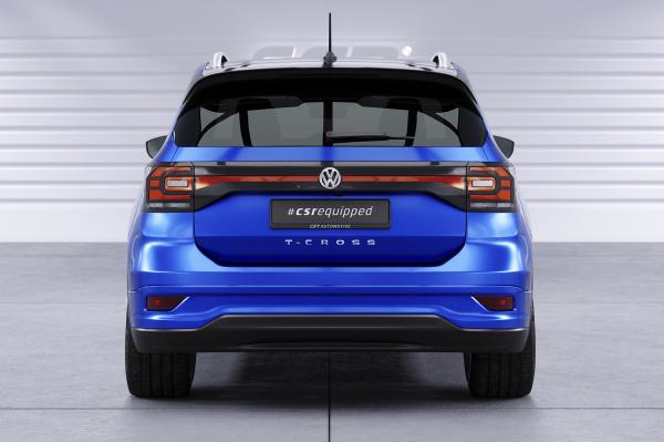 CSR Heckspoiler | Heckflügel mit ABE für VW T-Cross HF596-C Carbon Look Hochglanz (keine Lackierung erforderlich)
