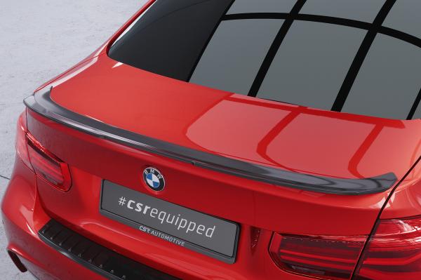 CSR Heckspoiler | Heckflügel mit ABE für BMW 3er F30 HF600-C Carbon Look Hochglanz (keine Lackierung erforderlich)
