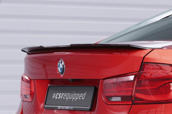 CSR Heckspoiler | Heckflügel mit ABE für BMW 3er F30 HF600-C Carbon Look Hochglanz (keine Lackierung erforderlich)