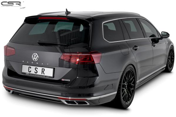 CSR Heckspoiler | Heckflügel mit ABE für VW Passat B8 Typ 3G Variant HF609-G Glossy schwarz Hochglanz (keine Lackierung erforderlich)