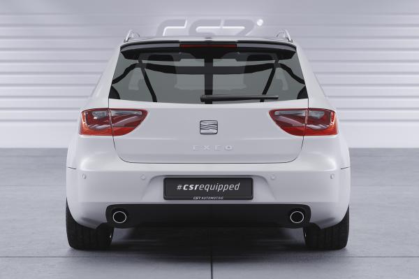 CSR Heckspoiler | Heckflügel mit ABE für Seat Exeo 3R ST HF611-G Glossy schwarz Hochglanz (keine Lackierung erforderlich)