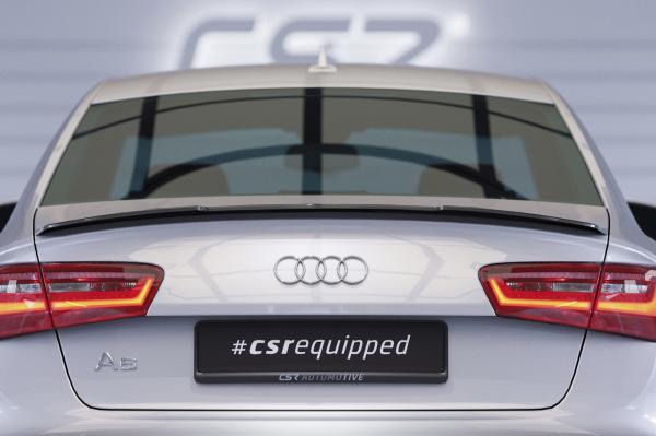 CSR Heckspoiler | Heckflügel mit ABE für Audi A6 C7 4G HF612-S strukturiert schwarz matt (keine Lackierung erforderlich)
