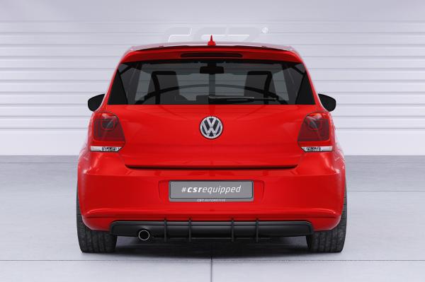 CSR Heckspoiler | Heckflügel mit ABE für VW Polo V (Typ 6R) GTI / R-Line HF615-G Glossy schwarz Hochglanz (keine Lackierung erforderlich)