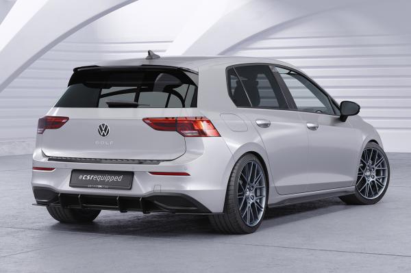 CSR Heckspoiler | Heckflügel mit ABE für VW Golf 8 HF616-G Glossy schwarz Hochglanz (keine Lackierung erforderlich)