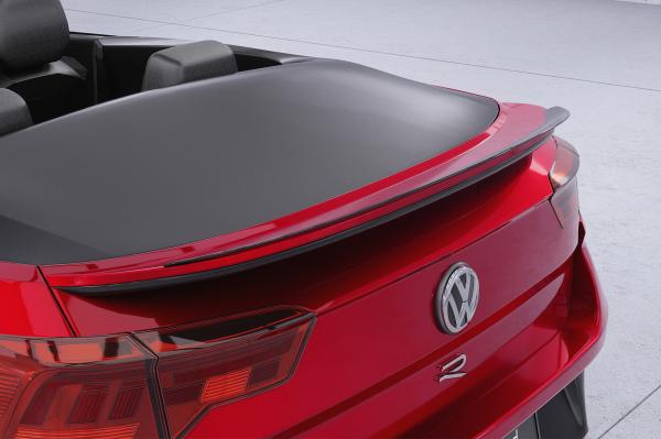 CSR Heckspoiler | Heckflügel mit ABE für VW T-Roc (Typ A1) Cabrio HF619-S strukturiert schwarz matt (keine Lackierung erforderlich)