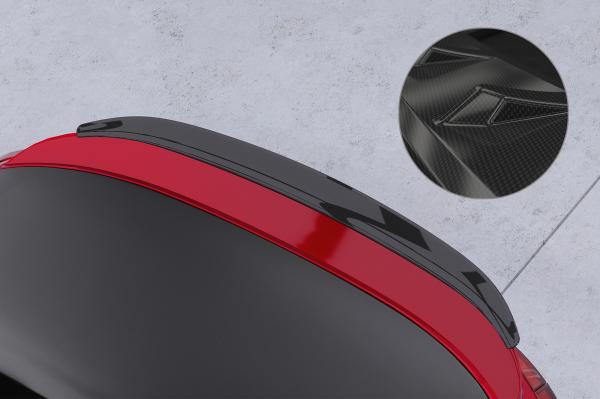 CSR Heckspoiler | Heckflügel mit ABE für VW T-Roc (Typ A1) Cabrio HF619-C Carbon Look Hochglanz (keine Lackierung erforderlich)