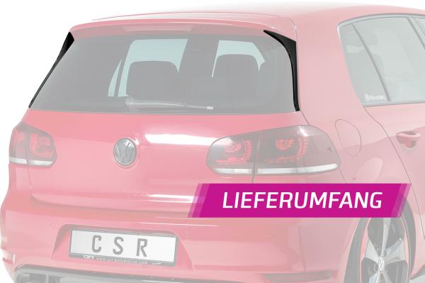 CSR Heckspoiler | Heckflügel Spoilerecken für VW Golf 6 GTI, GTD, R, R-Line HF644
