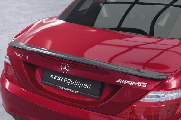 CSR Heckspoiler | Heckflügel mit ABE für Mercedes-Benz SLK / SLC R172 HF655-C Carbon Look Hochglanz (keine Lackierung erforderlich)