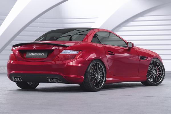 CSR Heckspoiler | Heckflügel mit ABE für Mercedes-Benz SLK / SLC R172 HF655-C Carbon Look Hochglanz (keine Lackierung erforderlich)