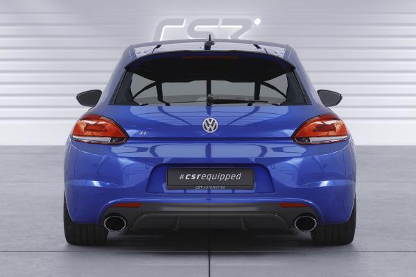 CSR Heckspoiler | Heckflügel mit ABE für VW Scirocco III R / R-Line HF657-G Glossy schwarz Hochglanz (keine Lackierung erforderlich)