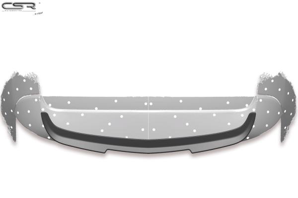 CSR Heckspoiler | Heckflügel mit ABE für Opel Corsa E OPC-Line HF663-C Carbon Look Hochglanz (keine Lackierung erforderlich)