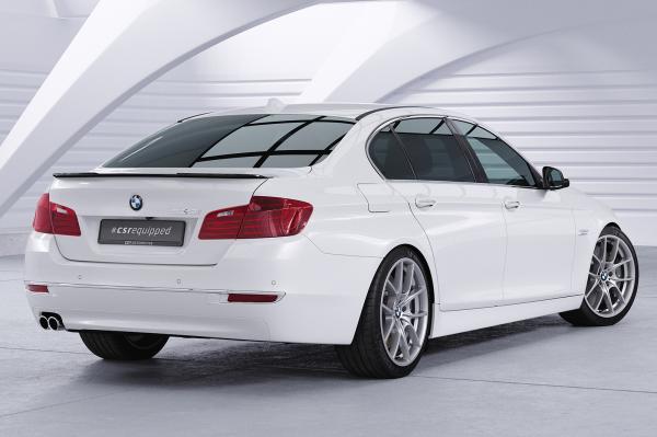 CSR Heckspoiler | Heckflügel mit ABE für BMW 5er F10 HF666-C Carbon Look Hochglanz (keine Lackierung erforderlich)