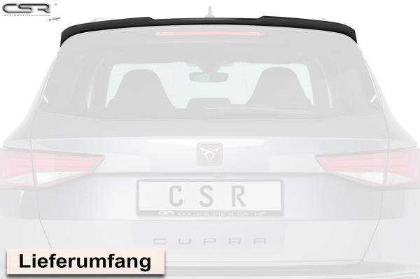 CSR Heckspoiler | Heckflügel mit ABE für Cupra Ateca HF669-G Glossy schwarz Hochglanz (keine Lackierung erforderlich)