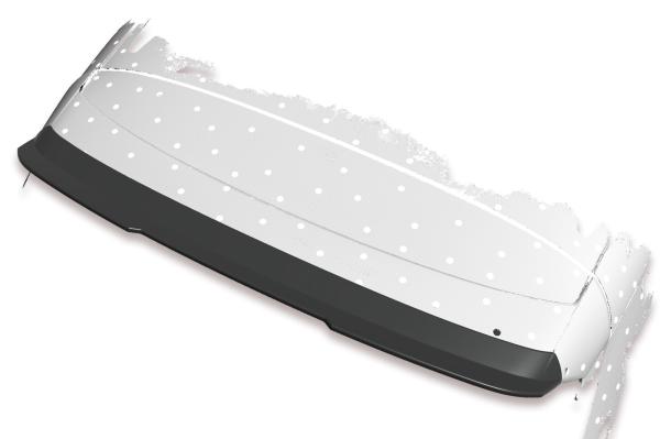 CSR Heckspoiler | Heckflügel mit ABE für Cupra Ateca HF669-G Glossy schwarz Hochglanz (keine Lackierung erforderlich)