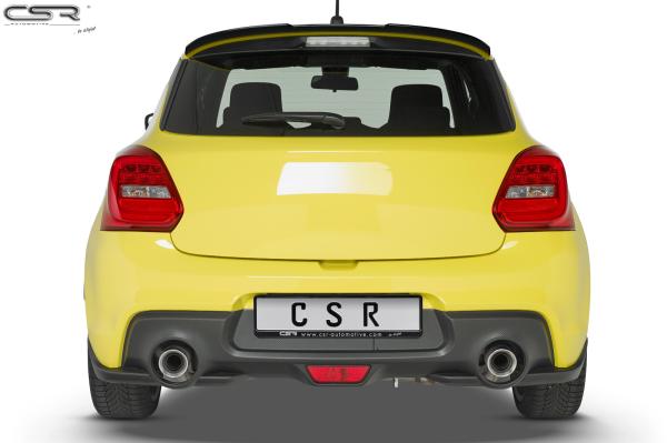 CSR Heckspoiler | Heckflügel mit ABE für Suzuki Swift 6 (RZ/AZ) Sport HF670-L Lackierung erforderlich (unlackiert roh)