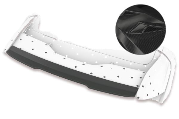 CSR Heckspoiler | Heckflügel mit ABE für Ford Focus MK3 RS HF679-C Carbon Look Hochglanz (keine Lackierung erforderlich)