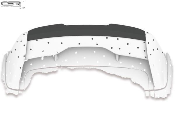 CSR Heckspoiler | Heckflügel mit ABE für Ford Focus MK3 RS HF679-S strukturiert schwarz matt (keine Lackierung erforderlich)