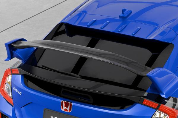 CSR Heckspoiler | Heckflügel mit ABE für Honda Civic Type R FK8 HF682-C Carbon Look Hochglanz (keine Lackierung erforderlich)