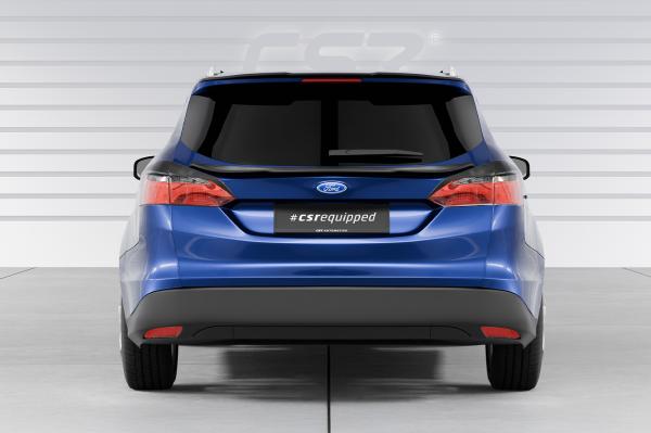 CSR Heckspoiler | Heckflügel mit ABE für Ford Focus MK3 Turnier HF684-G Glossy schwarz Hochglanz (keine Lackierung erforderlich)