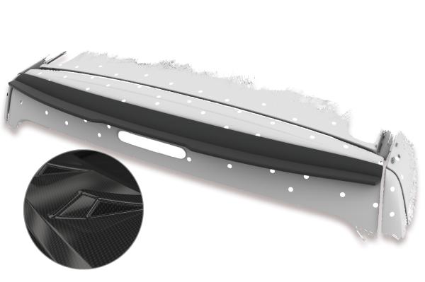 CSR Heckspoiler | Heckflügel mit ABE für Mercedes-Benz Citan W415 HF685-C Carbon Look Hochglanz (keine Lackierung erforderlich)