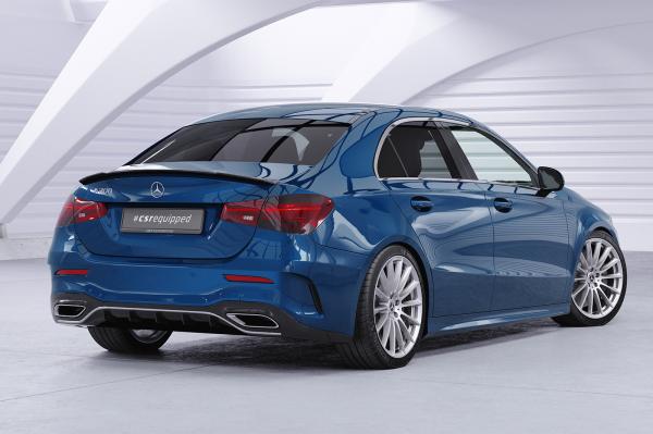 CSR Heckspoiler | Heckflügel mit ABE für Mercedes-Benz A-Klasse V177 Limousine HF690-L Lackierung erforderlich (unlackiert roh)