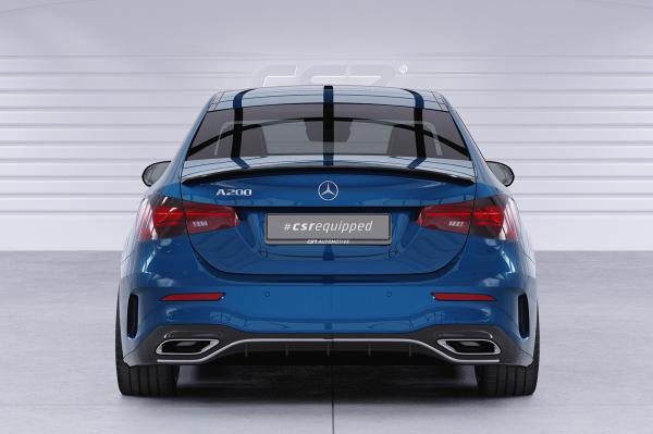 CSR Heckspoiler | Heckflügel mit ABE für Mercedes-Benz A-Klasse V177 Limousine HF690-L Lackierung erforderlich (unlackiert roh)