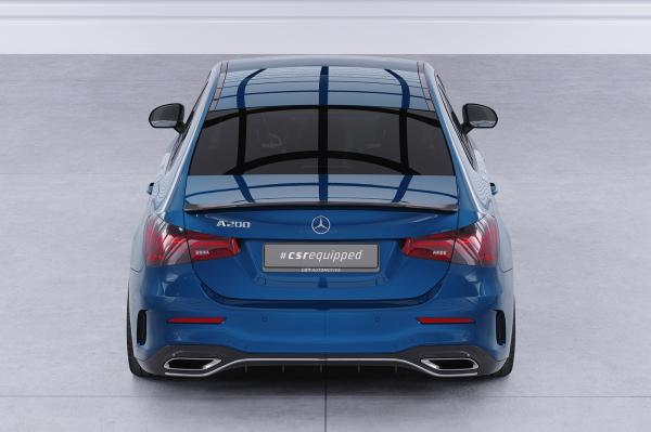 CSR Heckspoiler | Heckflügel mit ABE für Mercedes-Benz A-Klasse V177 Limousine HF690-L Lackierung erforderlich (unlackiert roh)