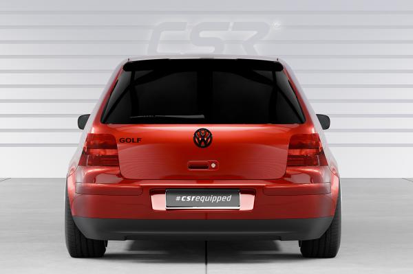 CSR Heckspoiler | Heckflügel mit ABE für VW Golf 4 (Typ 1J) HF692-S strukturiert schwarz matt (keine Lackierung erforderlich)