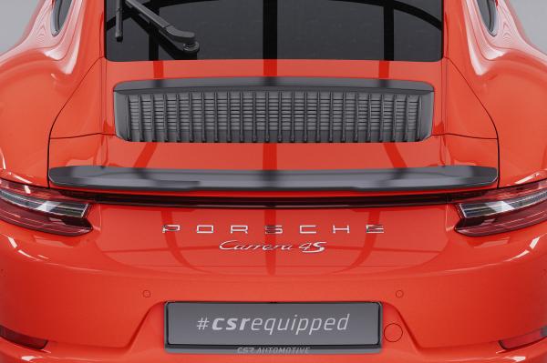 CSR Heckspoiler | Heckflügel mit ABE für Porsche 911/991 HF699-G Glossy schwarz Hochglanz (keine Lackierung erforderlich)