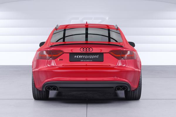 CSR Heckspoiler | Heckflügel mit ABE für Audi A5 / S5 8T Sportback HF701-G Glossy schwarz Hochglanz (keine Lackierung erforderlich)