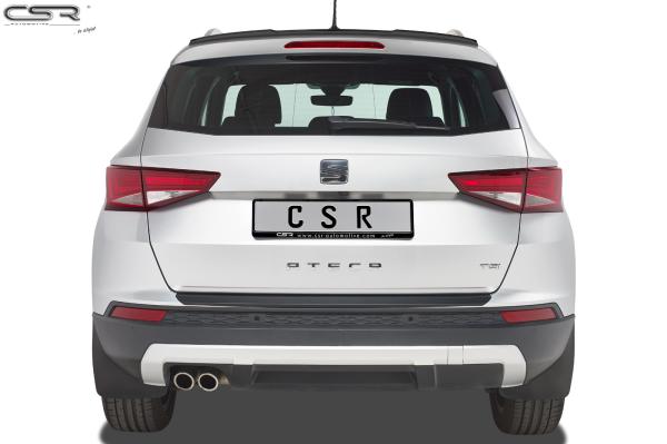 CSR Heckspoiler | Heckflügel mit ABE für Seat Ateca (Typ 5FP, KH7) HF702-L Lackierung erforderlich (unlackiert roh)