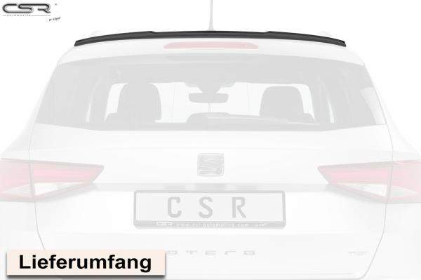 CSR Heckspoiler | Heckflügel mit ABE für Seat Ateca (Typ 5FP, KH7) HF702-L Lackierung erforderlich (unlackiert roh)
