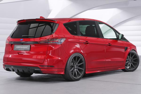 CSR Heckspoiler | Heckflügel mit ABE für Ford S-Max 2. Gen HF708-S strukturiert schwarz matt (keine Lackierung erforderlich)