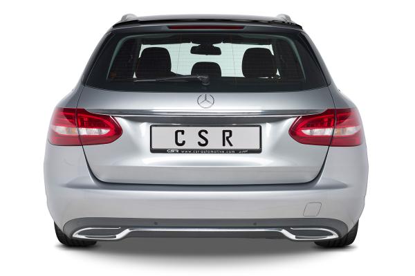 CSR Heckspoiler | Heckflügel mit ABE für Mercedes-Benz C-Klasse S205 T-Modell HF710-G Glossy schwarz Hochglanz (keine Lackierung erforderlich)