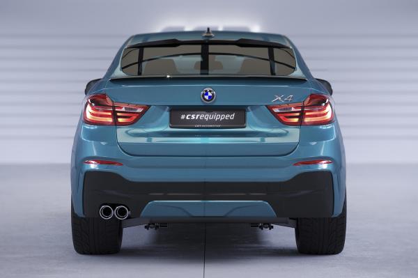 CSR Heckspoiler | Heckflügel mit ABE für BMW X4 (F26) HF711-C Carbon Look Hochglanz (keine Lackierung erforderlich)