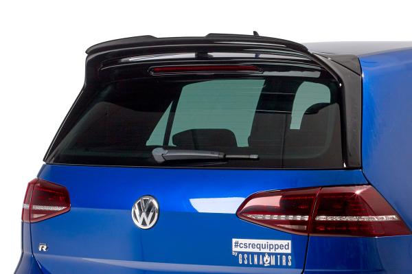 CSR Heckspoiler | Heckflügel mit ABE für VW Golf 7 GTI Clubsport HF714-C Carbon Look Hochglanz (keine Lackierung erforderlich)