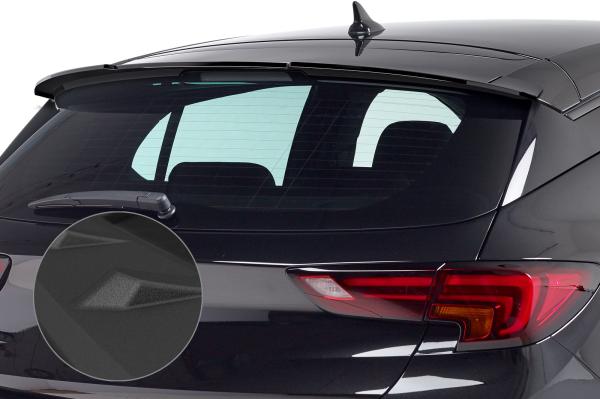 CSR Heckspoiler | Heckflügel mit ABE für Opel Astra K Schrägheck HF716-S strukturiert schwarz matt (keine Lackierung erforderlich)
