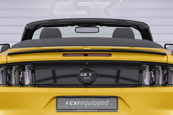 CSR Heckspoiler | Heckflügel mit ABE für Ford Mustang VI HF720-S strukturiert schwarz matt (keine Lackierung erforderlich)